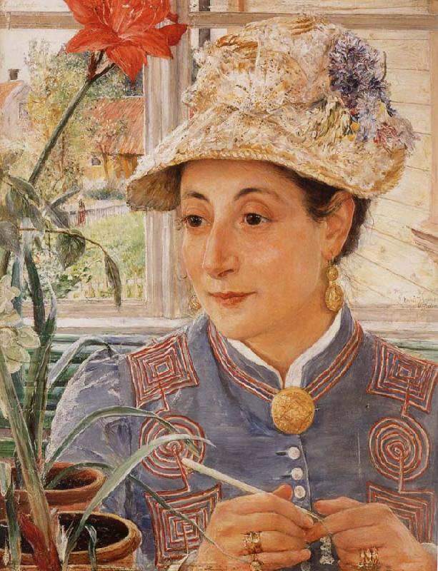 Ernst Josephson Portrait of Jeanette Rubenson China oil painting art